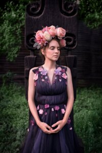 Rochie INDIGO – colecția BOHEMIAN, Lavinia Leca